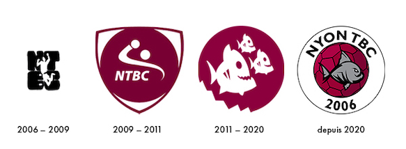 Evolution du logo du NTBC